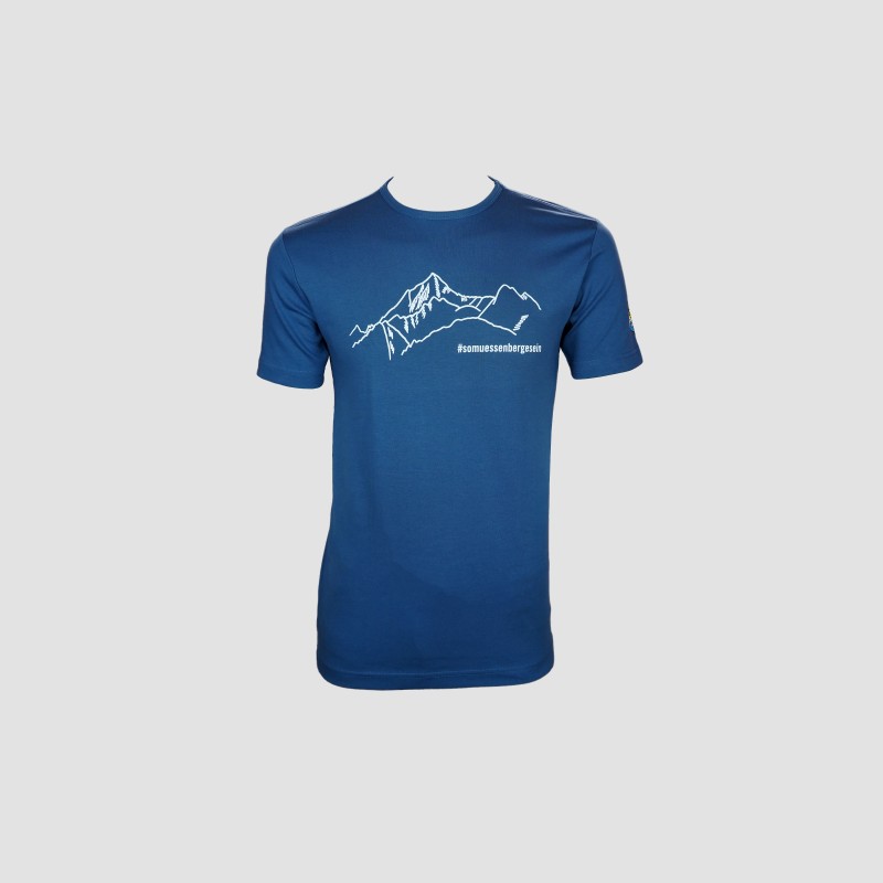 T-Shirt "So müssen Berge sein" indigo