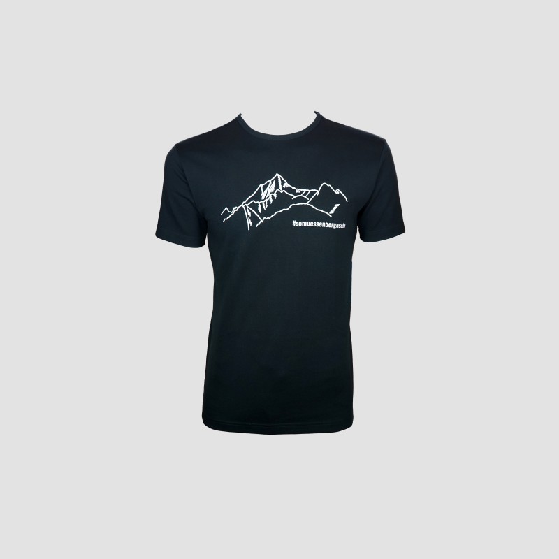 T-Shirt "So müssen Berge sein" black